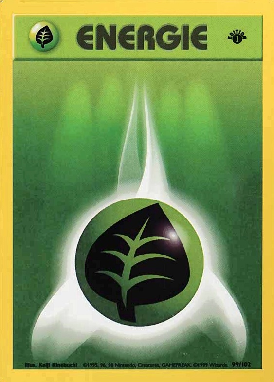 1999 Pokemon German  Pflanzen-Energie #99 TCG Card