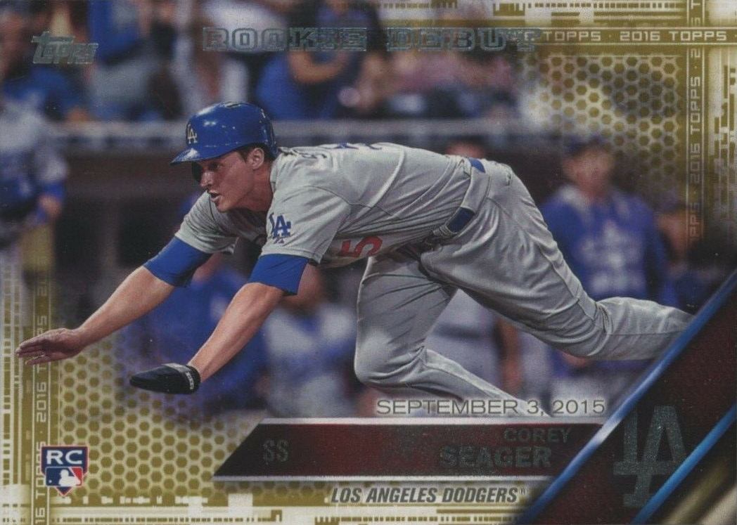 2016 Topps Update Corey Seager #US279 Baseball Card