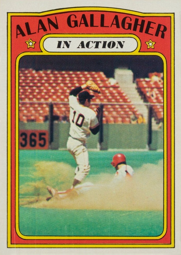 1972 Topps Alan Gallagher #694 Baseball Card