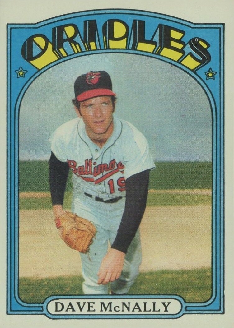 1972 Topps Dave McNally #490 Baseball Card