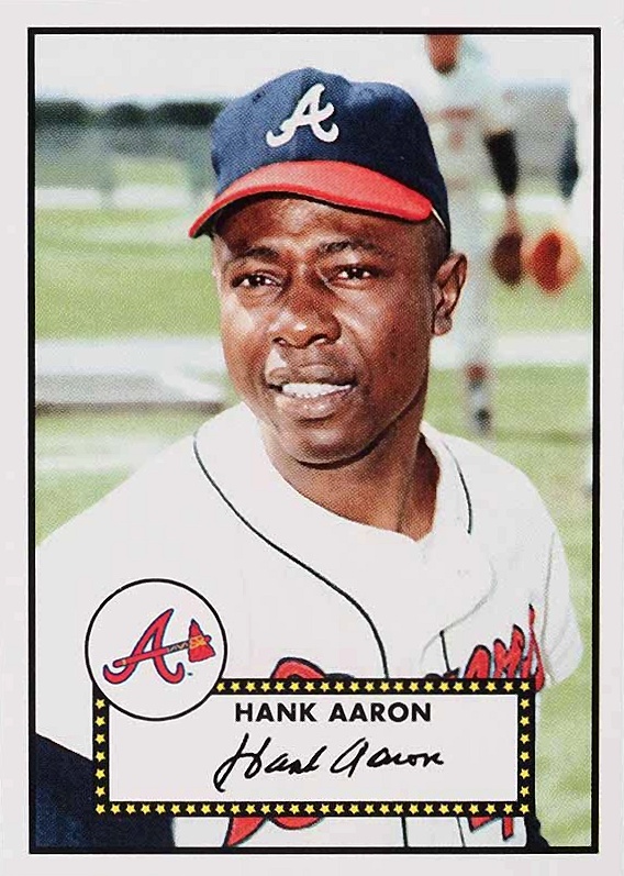 2017 Topps Throwback Thursday  Hank Aaron #8 Baseball Card