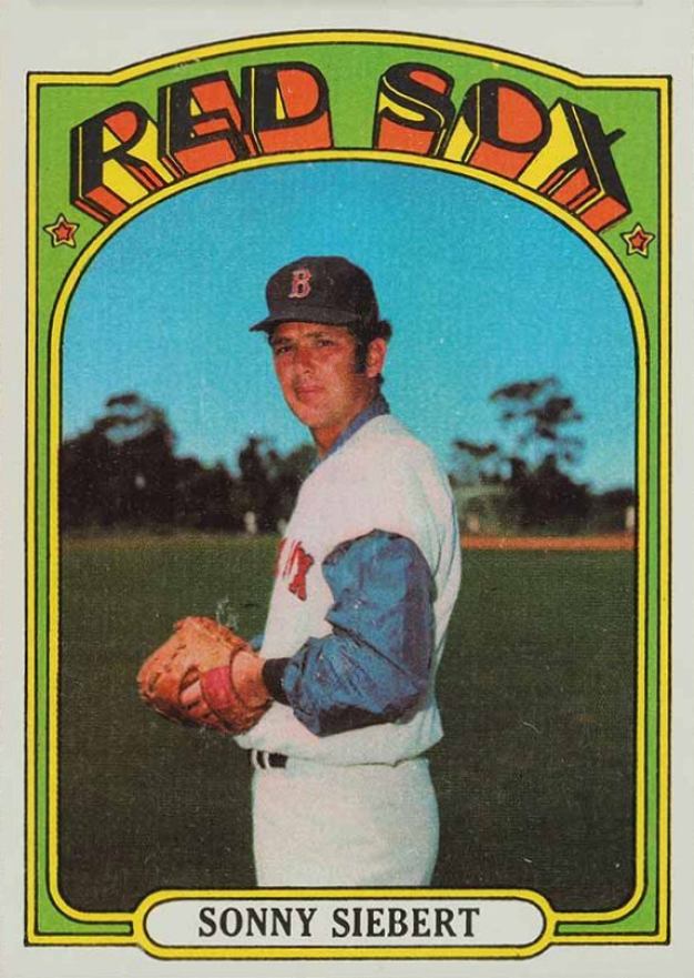 1972 Topps Sonny Siebert #290 Baseball Card