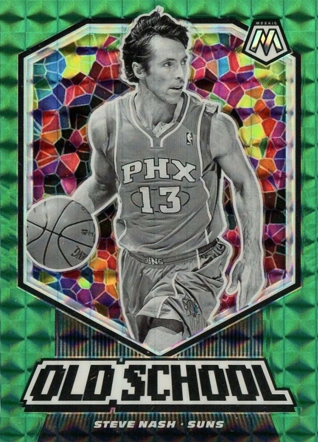 2019 Panini Mosaic Old School Steve Nash #1 Basketball Card