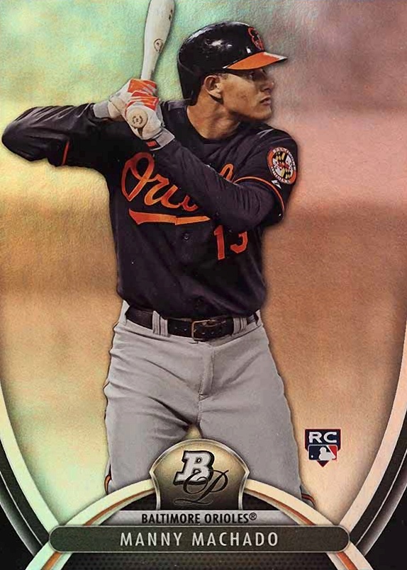 2013 Bowman Platinum Manny Machado #42 Baseball Card