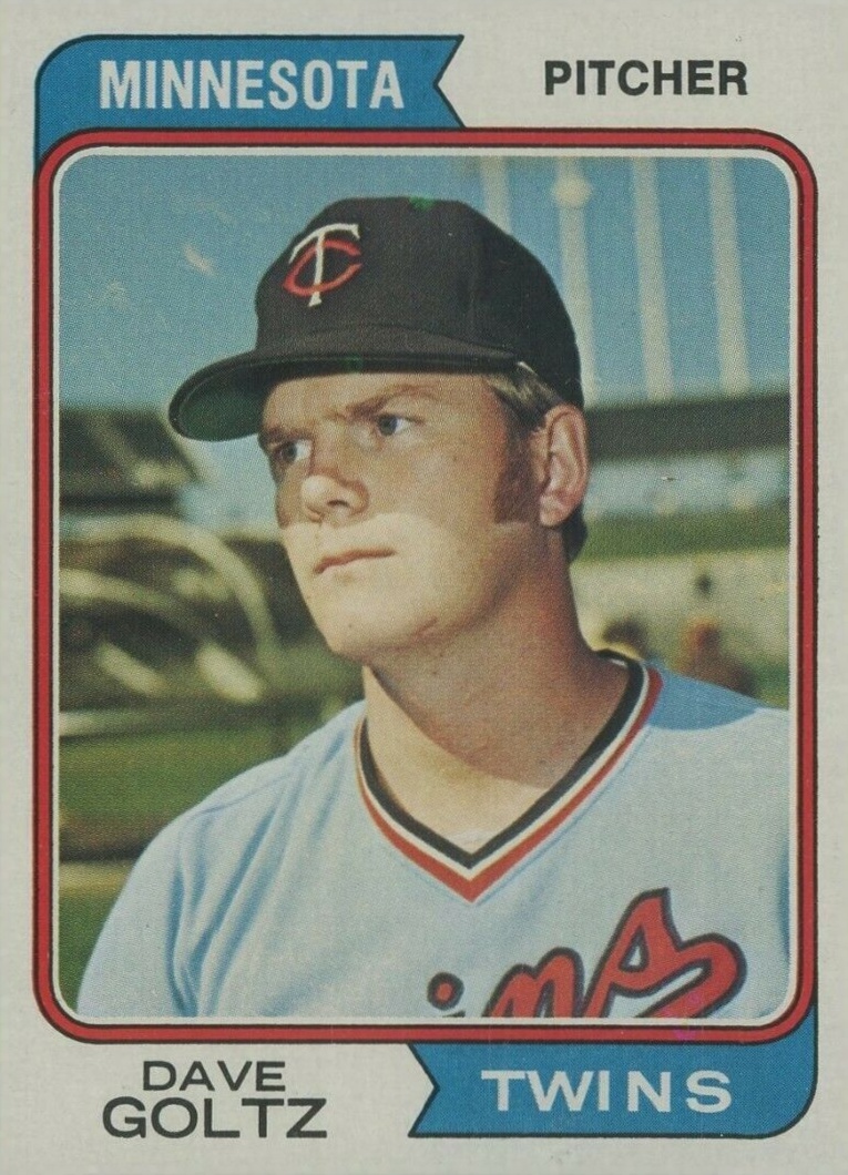 1974 Topps Dave Goltz #636 Baseball Card