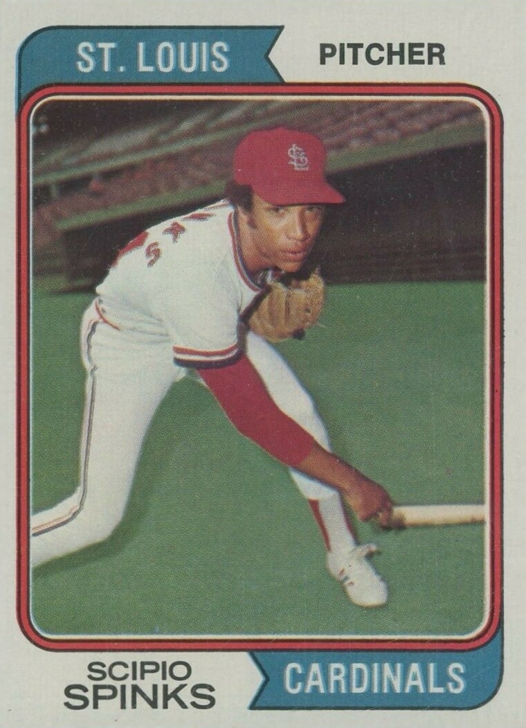 1974 Topps Scipio Spinks #576 Baseball Card