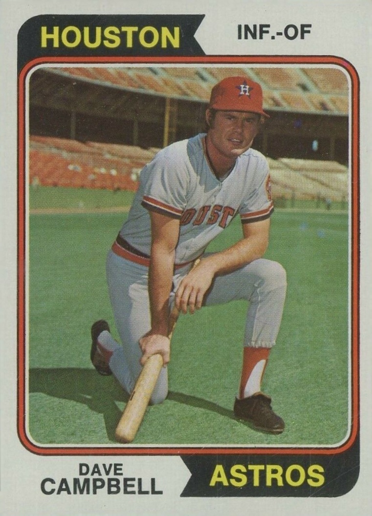 1974 Topps Dave Campbell #556 Baseball Card
