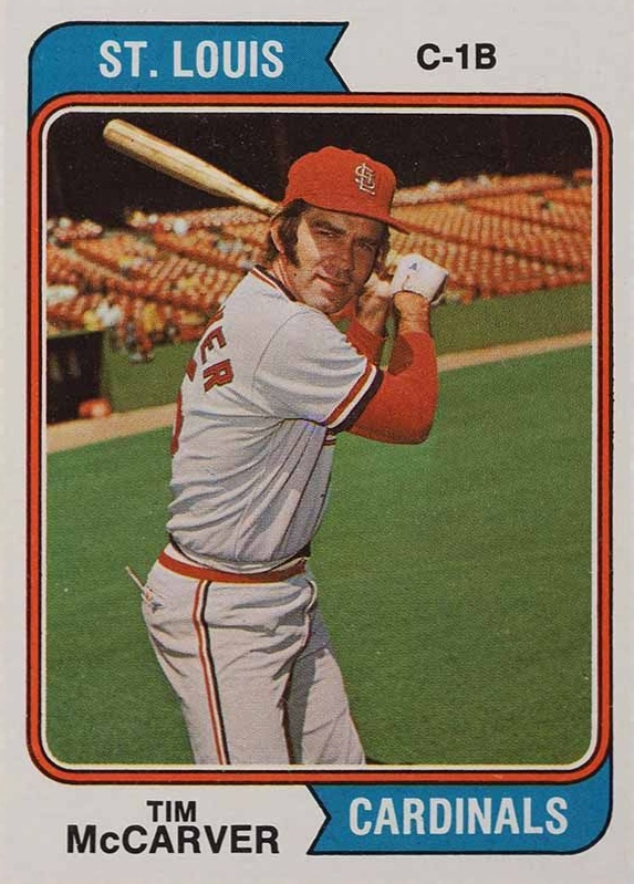 1974 Topps Tim McCarver #520 Baseball Card