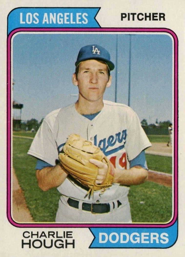1974 Topps Charlie Hough #408 Baseball Card