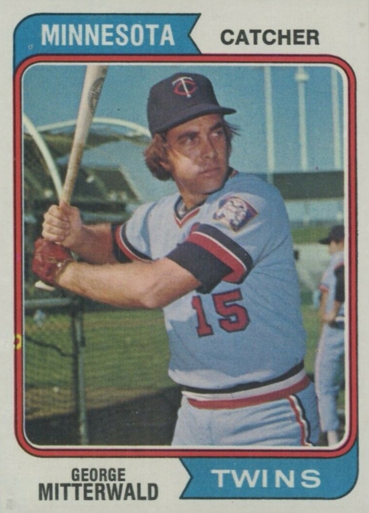 1974 Topps George Mitterwald #249 Baseball Card