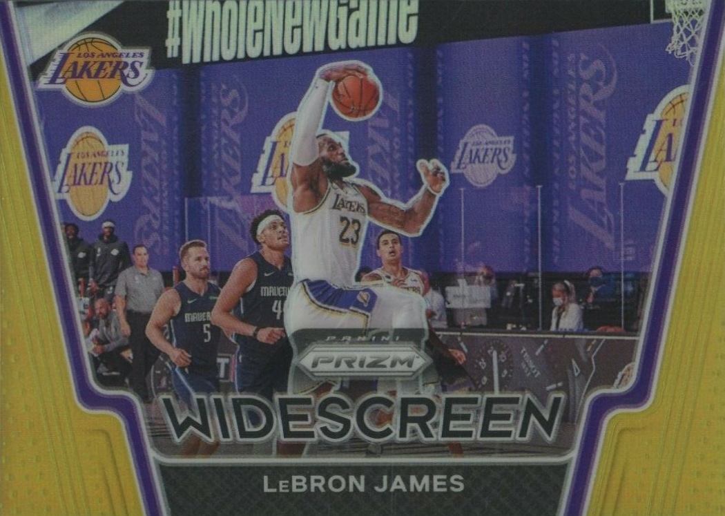 2020 Panini Prizm Widescreen LeBron James #1 Basketball Card