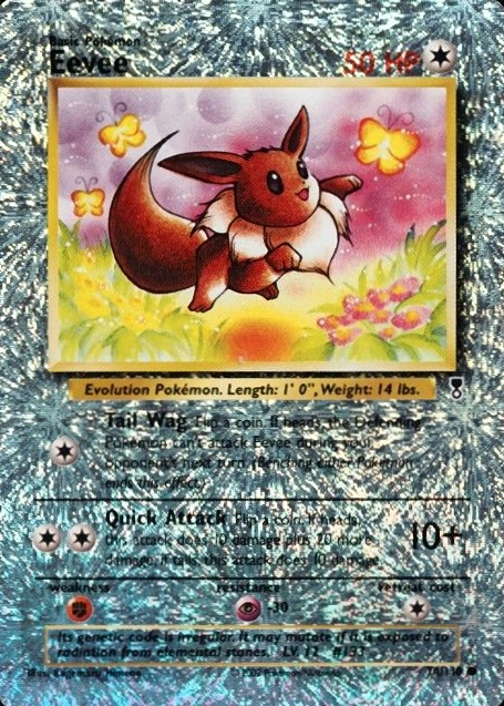 2002 Pokemon Legendary Collection  Eevee-Reverse Foil #74 TCG Card