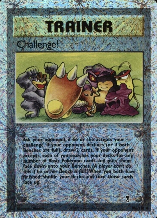 2002 Pokemon Legendary Collection  Challenge!-Reverse Foil #106 TCG Card