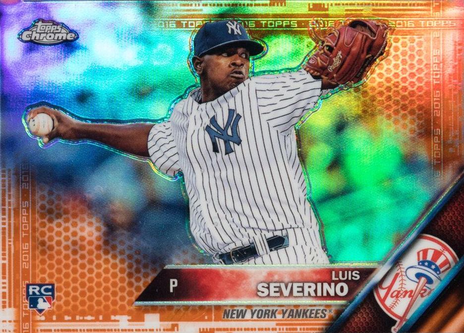 2016 Topps Chrome Luis Severino #33 Baseball Card