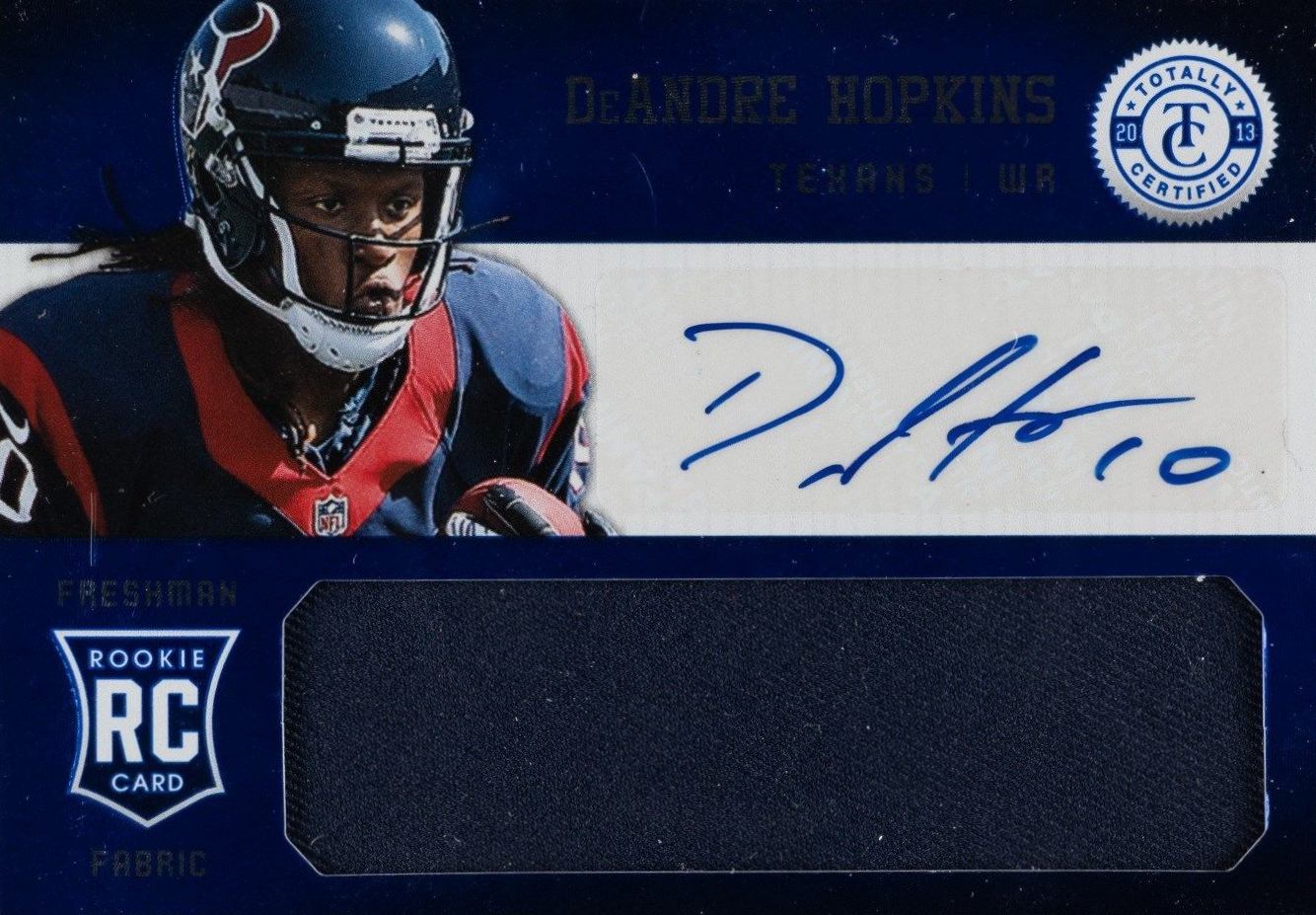 2013 Panini Totally Certified DeAndre Hopkins #215 Football Card