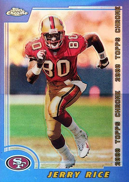 2000 Topps Chrome Jerry Rice #45 Football Card