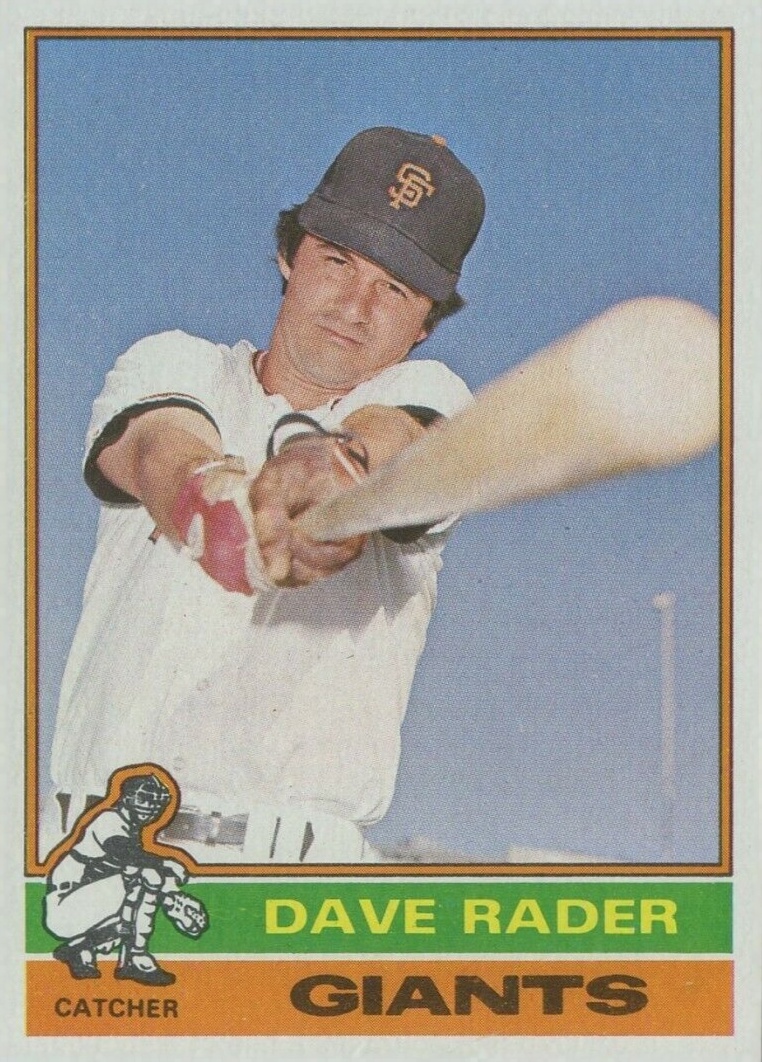 1976 Topps Dave Rader #54 Baseball Card
