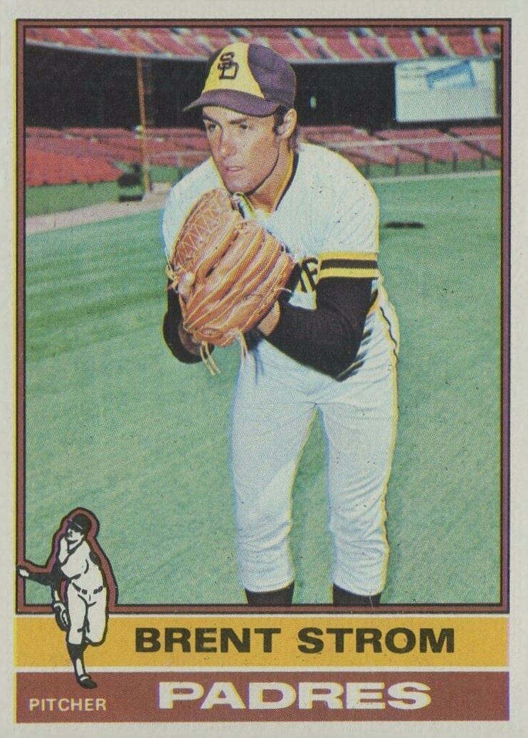 1976 Topps Brent Strom #84 Baseball Card
