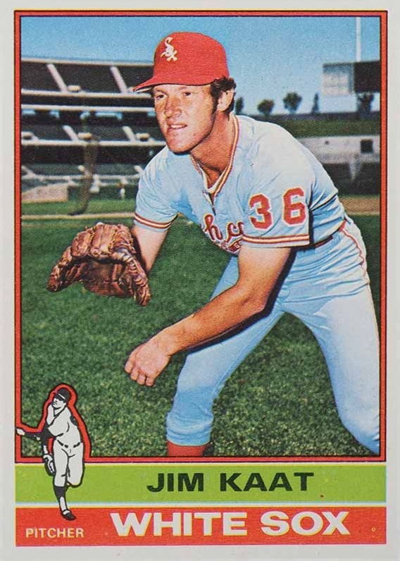 1976 Topps Jim Kaat #80 Baseball Card