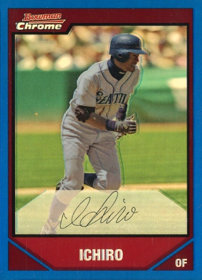2007 Bowman Chrome Ichiro #75 Baseball Card