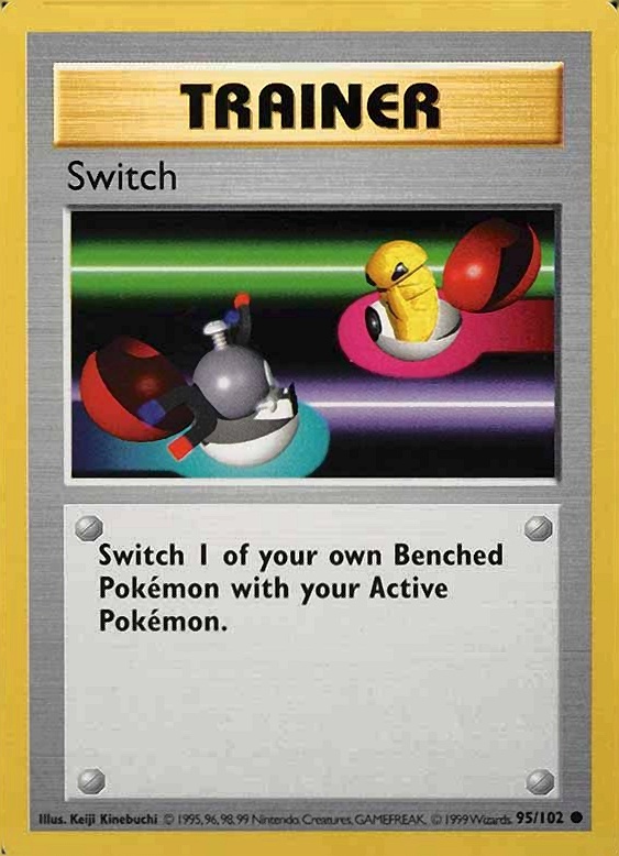 1999 Pokemon Game Switch #95 TCG Card