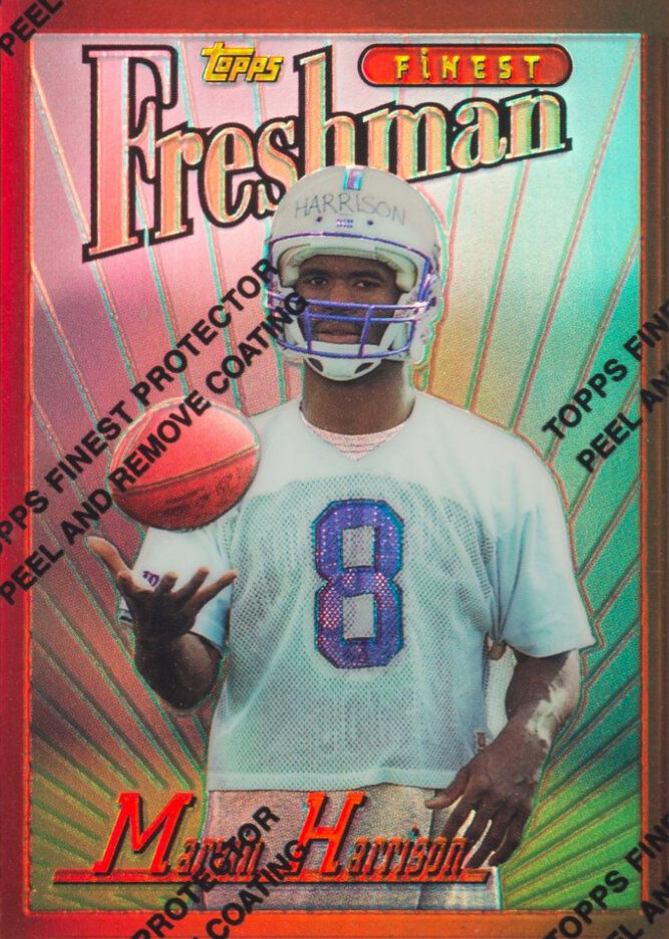 1996 Finest Marvin Harrison #243 Football Card