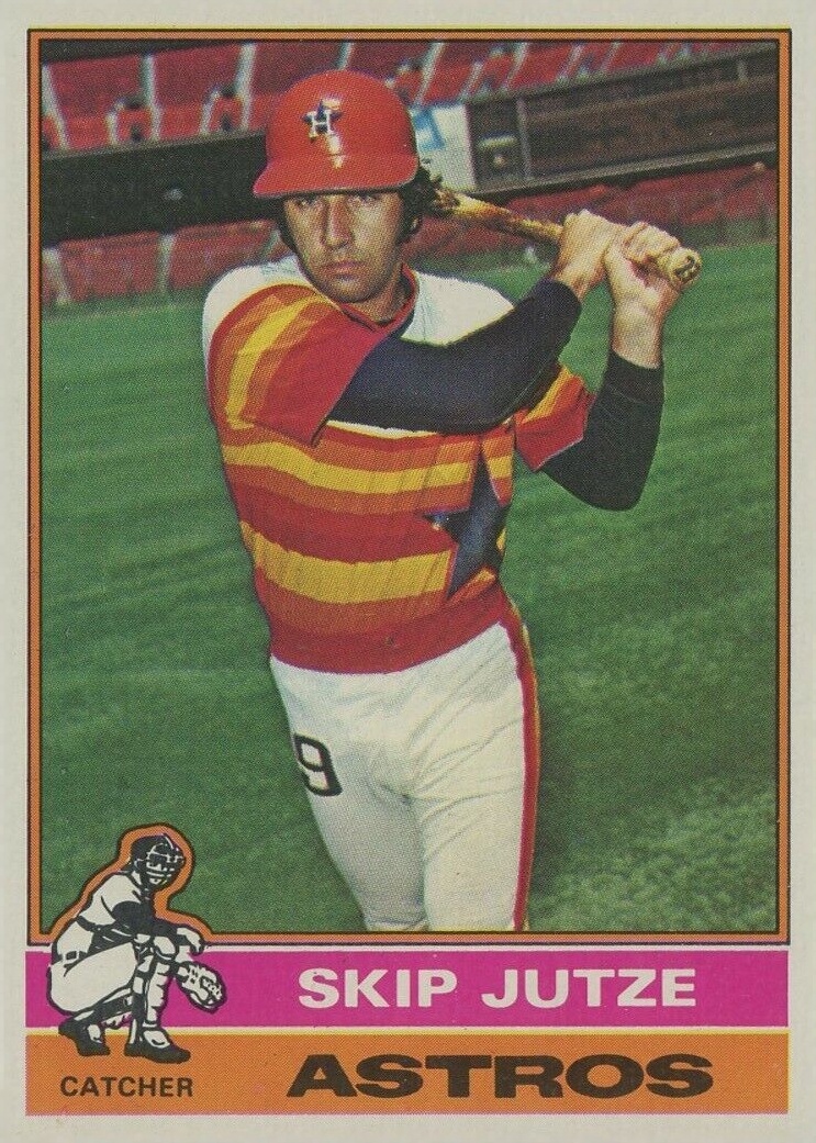1976 Topps Skip Jutze #489 Baseball Card