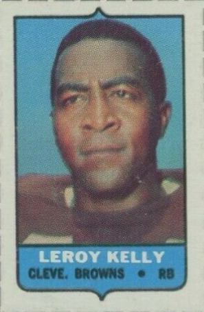 1969 Topps Four in One Single Leroy Kelly # Football Card