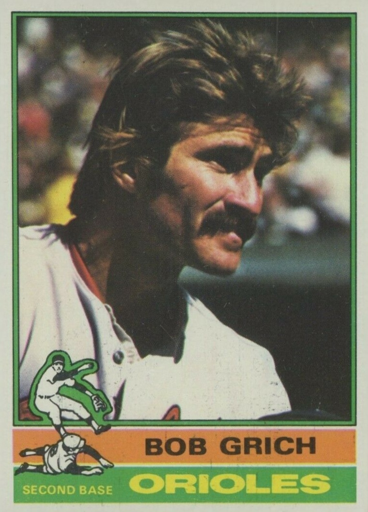 1976 Topps Bob Grich #335 Baseball Card
