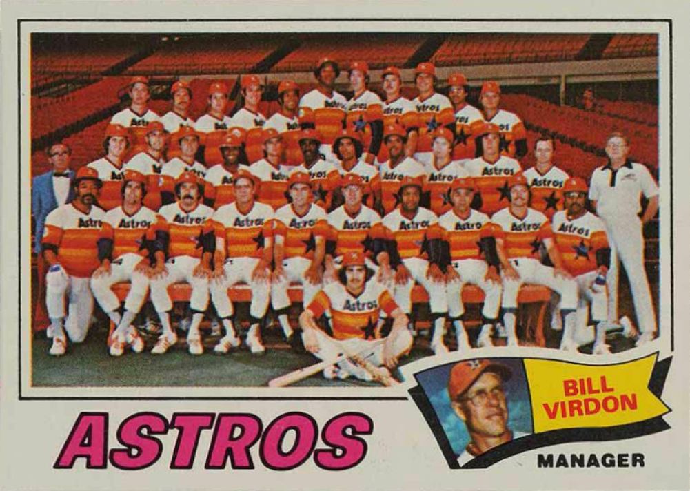 1977 Topps Houston Astros Team #327 Baseball Card