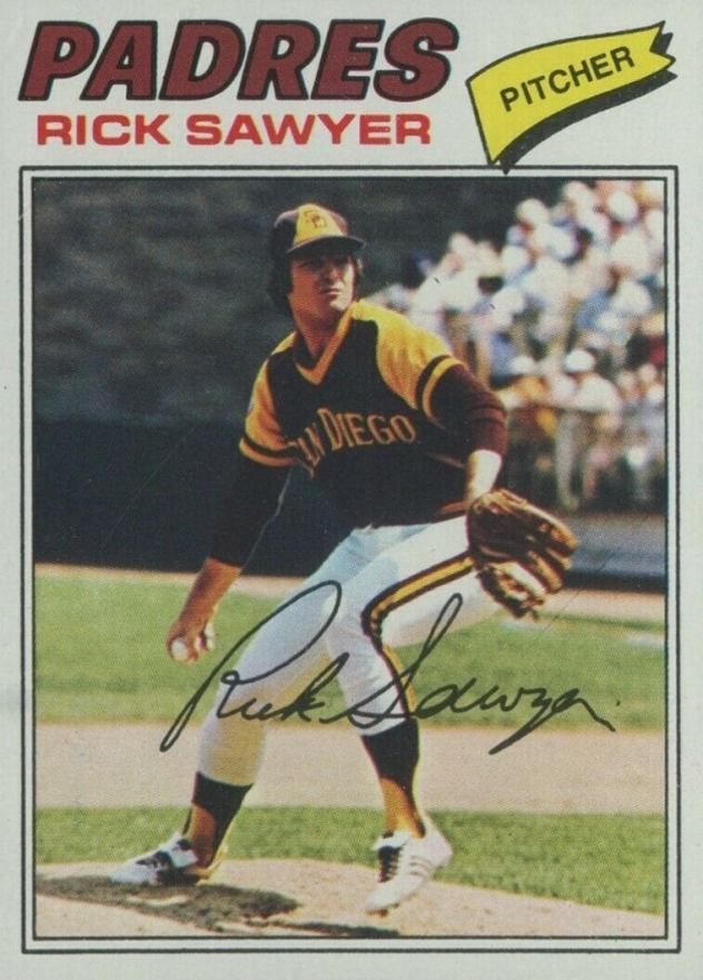 1977 Topps Rick Sawyer #268 Baseball Card