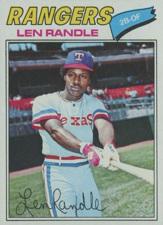 1977 Topps Len Randle #196 Baseball Card