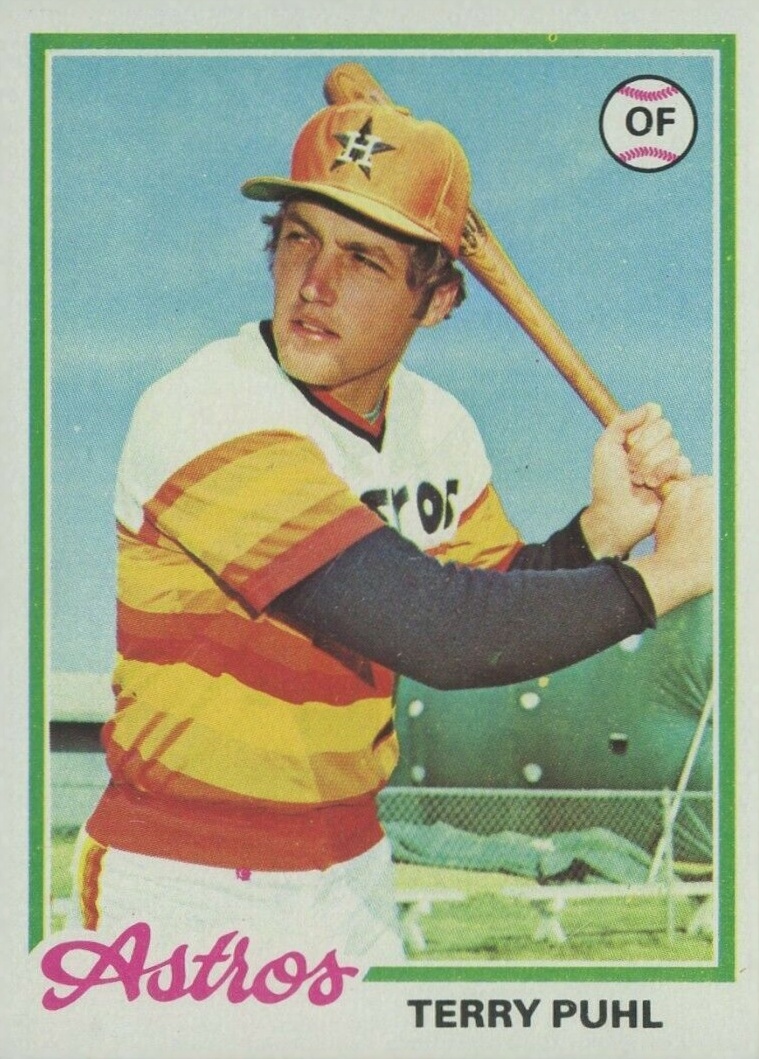 1978 Topps Terry Puhl #553 Baseball Card