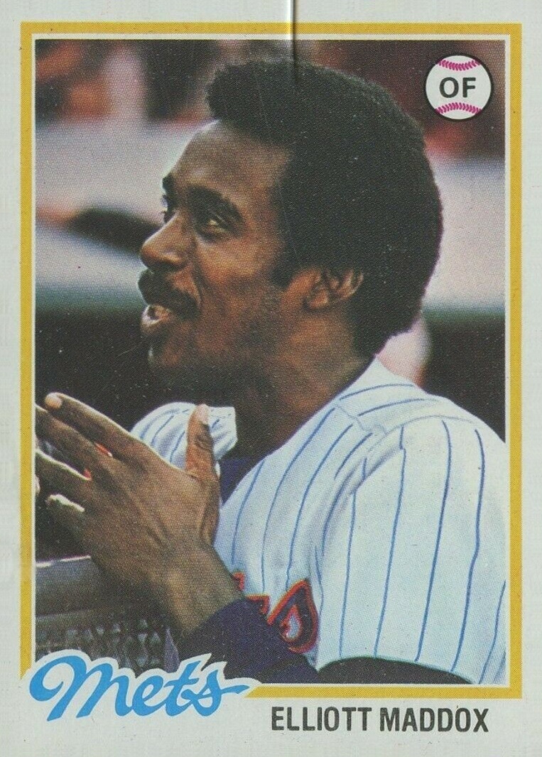 1978 Topps Elliott Maddox #442 Baseball Card