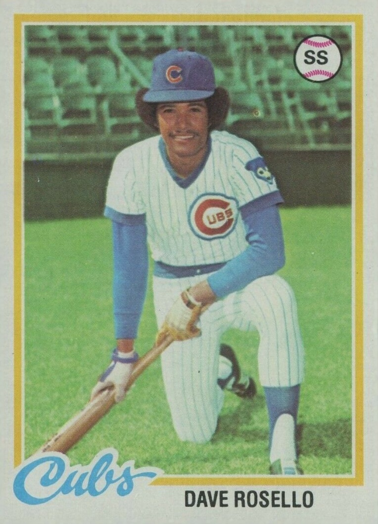 1978 Topps Dave Rosello #423 Baseball Card