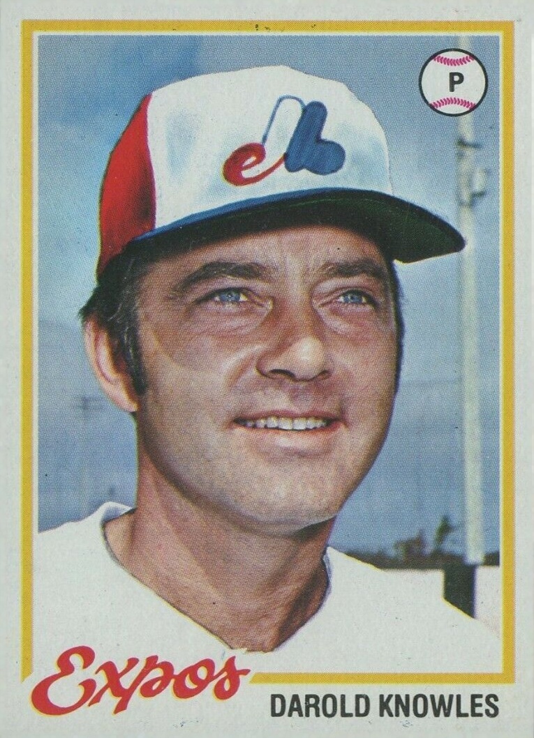 1978 Topps Darold Knowles #414 Baseball Card