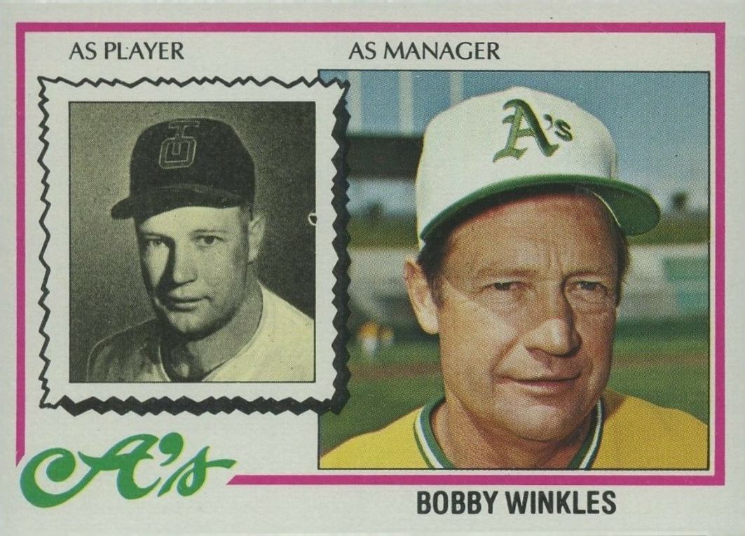 1978 Topps Bobby Winkles #378 Baseball Card