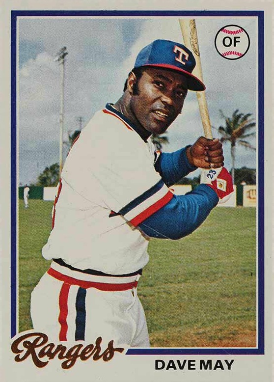 1978 Topps Dave May #362 Baseball Card