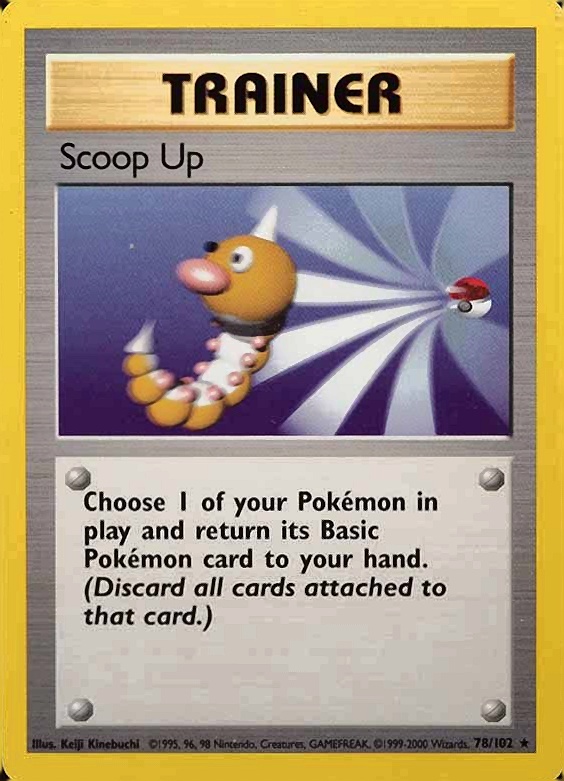 1999 Pokemon Game Scoop Up #78 TCG Card