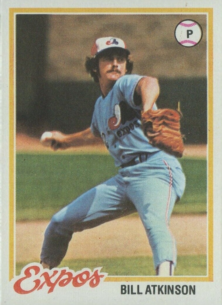 1978 Topps Bill Atkinson #43 Baseball Card
