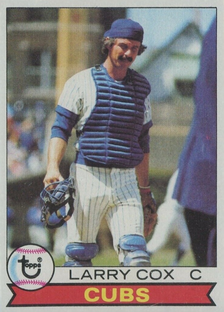 1979 Topps Larry Cox #489 Baseball Card