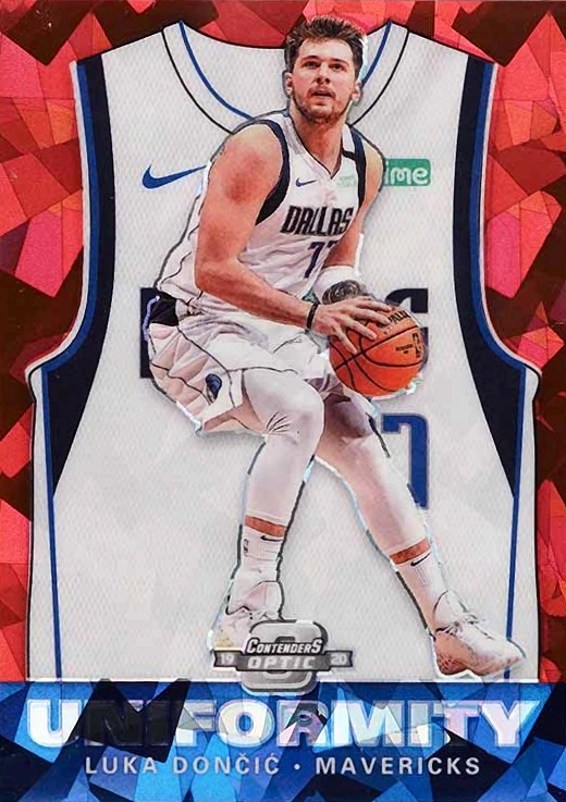 2019 Panini Contenders Optic Uniformity Luka Doncic #18 Basketball Card