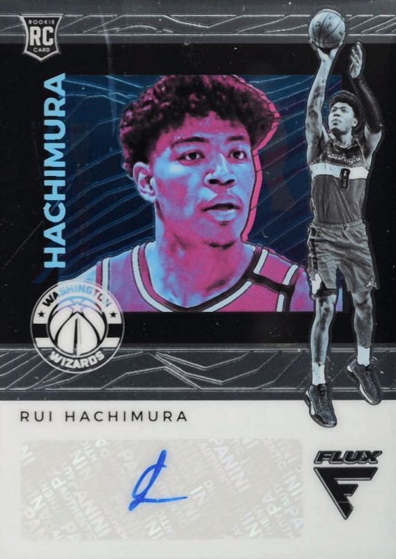 2019 Panini Chronicles Flux Rookie Autograph Rui Hachimura #FRRUI Basketball Card
