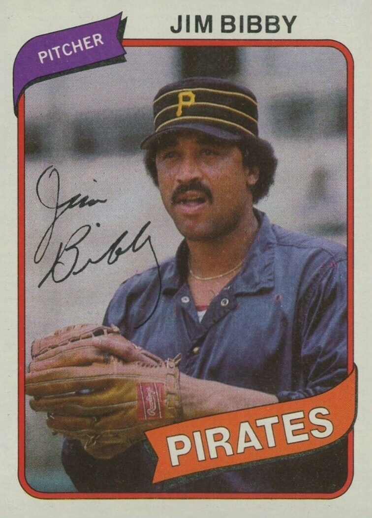 1980 Topps Jim Bibby #229 Baseball Card