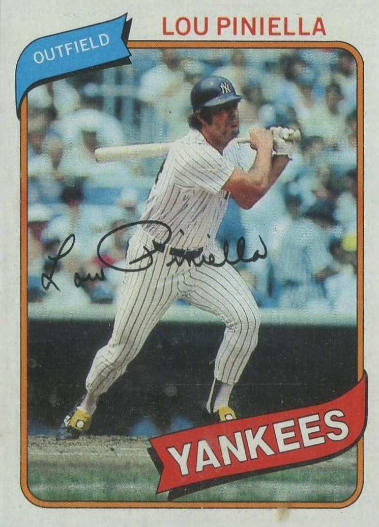 1980 Topps Lou Piniella #225 Baseball Card