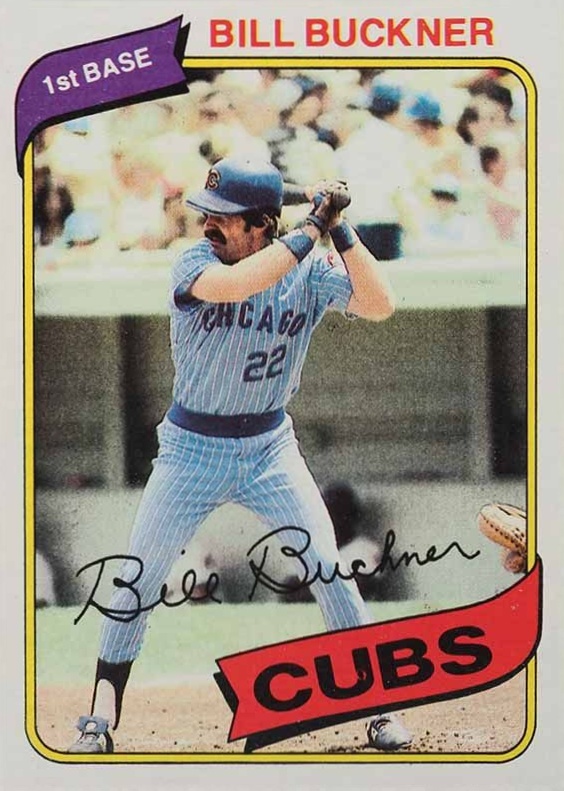 1980 Topps Bill Buckner #135 Baseball Card