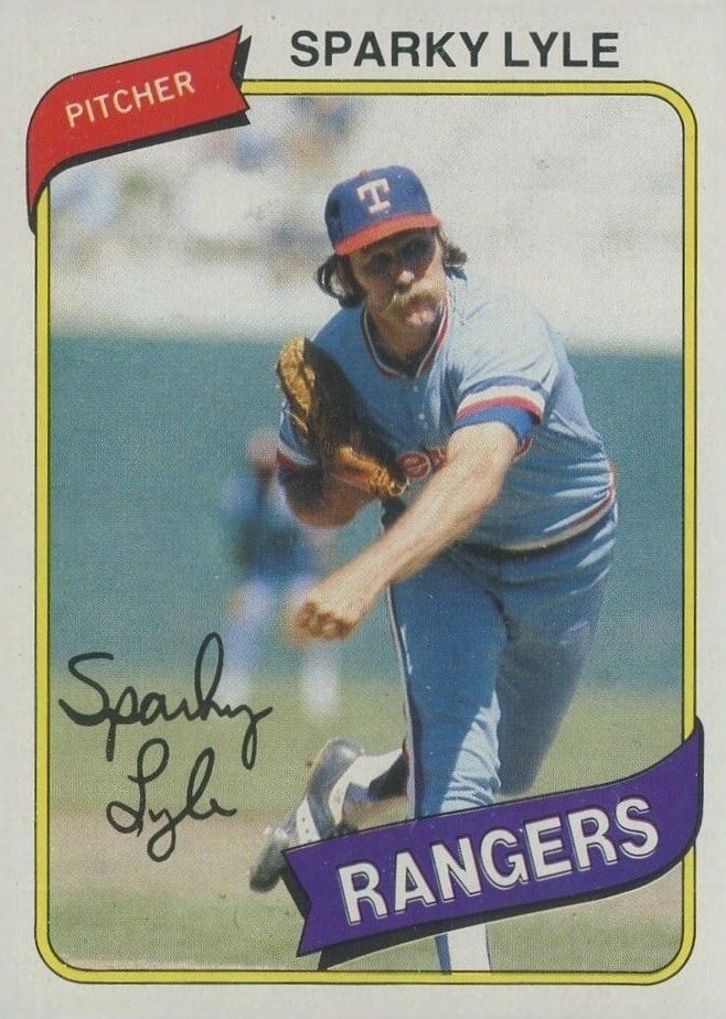 1980 Topps Sparky Lyle #115 Baseball Card
