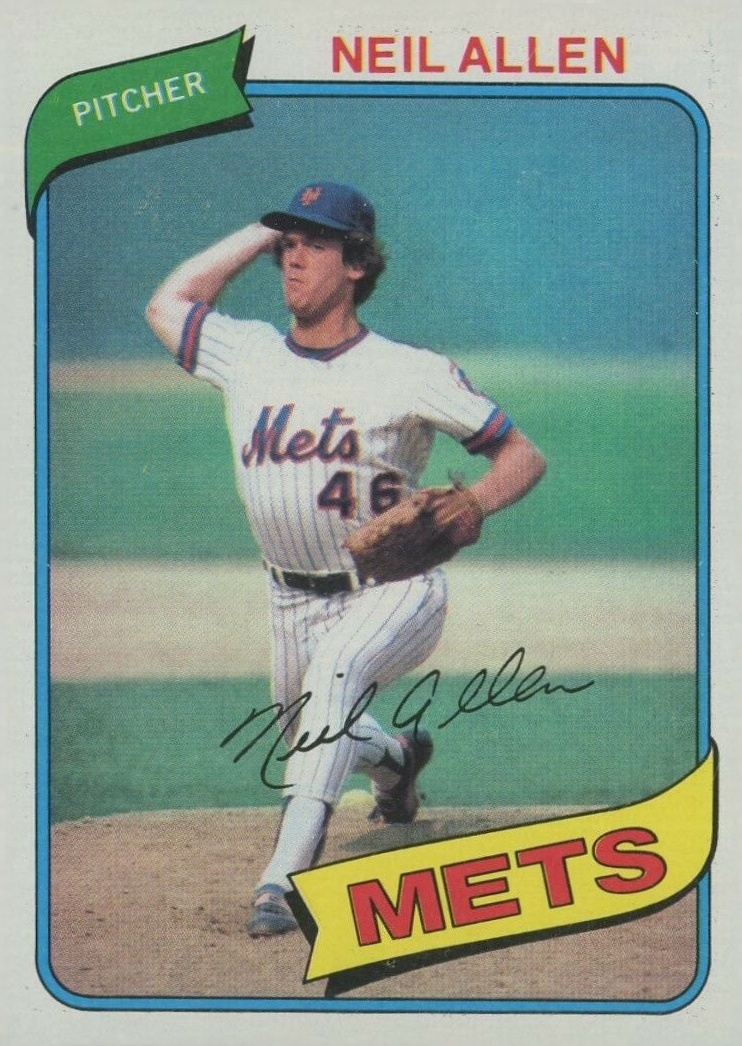 1980 Topps Neil Allen #94 Baseball Card