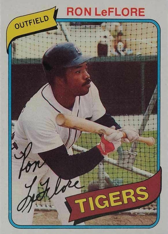 1980 Topps Ron LeFlore #80 Baseball Card