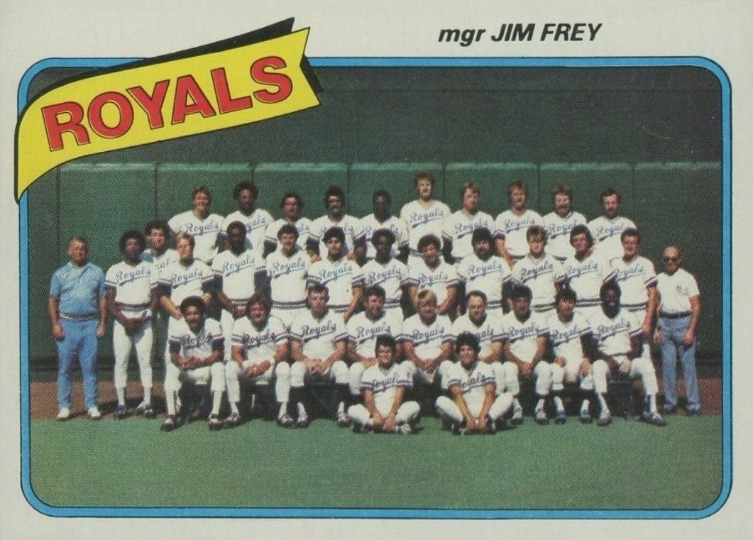 1980 Topps Royals Team #66 Baseball Card